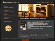 Tablet Screenshot of brennholz-pellets.de